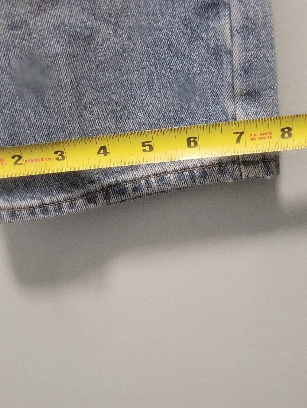 Vintage 517 Levi's Light Blue Distressed Straight Jeans